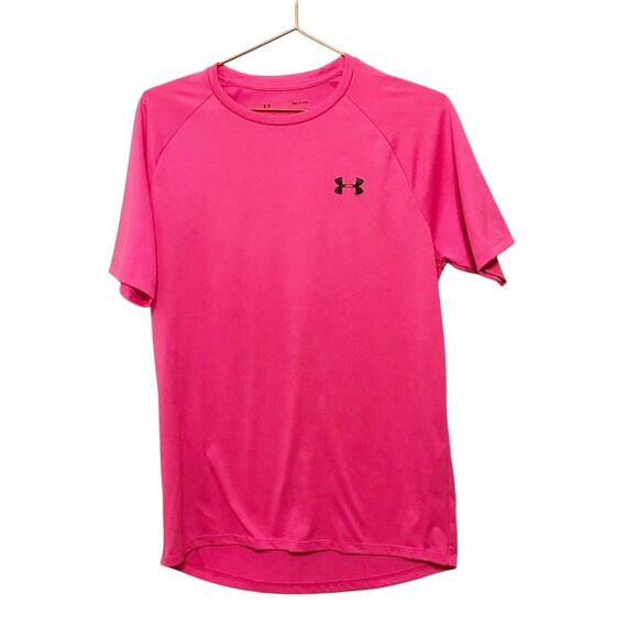 Under Armour pink the tech tee size small - Picture 1 of 6